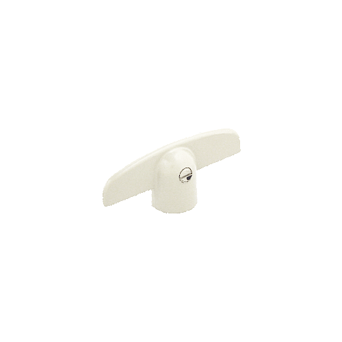 CRL H4046 White TCrank Window Handle for Peachtree with 9/32" Spline