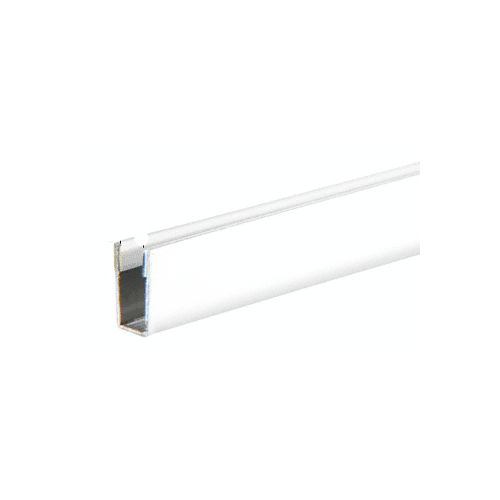 White Standard Storm Window Frame for Single Strength Glass 12" Stock Length - pack of 10