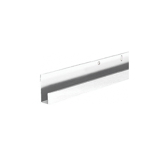 CRL D636P Polished 1/4" Standard Aluminum J-Channel 144" Stock Length