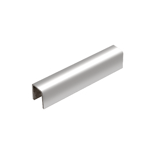 316 Polished Stainless U-Channel Cap for 21.52 mm Glass- 3 m Long