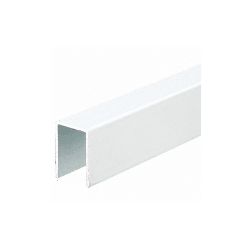 Brixwell 3602W-CCP72-XCP2 White Series 3602 Upper Jamb Channel -  72" Stock Length - pack of 2