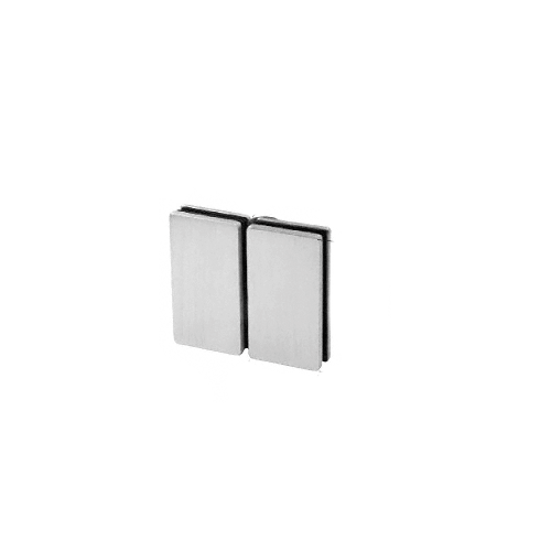 316 Brushed Stainless 180 Degree Glass-to-Glass Hinge