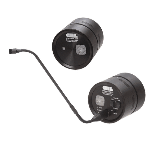 Black Anodized 12V DC Thru-Glass Two-Way Digital Electronic Communicator - Level 3 - AU/EU Adapter Plug