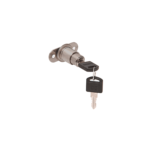 CR Laurence 981 Chrome Track Plunger Lock - Polished Brass, 4oz, Sliding Door Lock