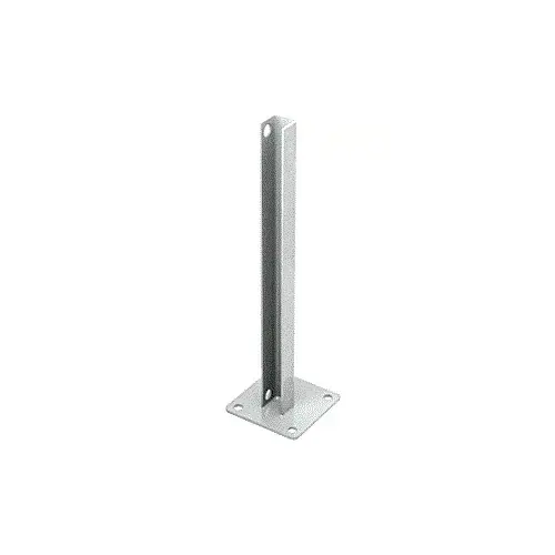 Metallic Silver AWS Steel Stanchion for 180 Degree Round or Rectangular Center or End Posts