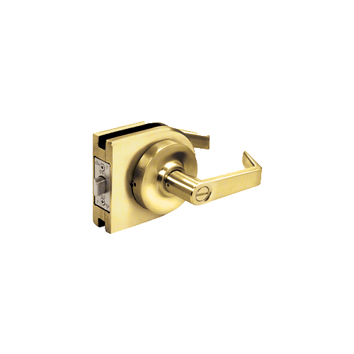 Polished Brass Grade 1 Lever Lock Housing - Privacy