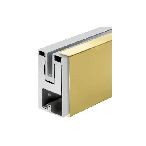 Polished Brass Outside Fascia Cladding for RG450 Base Shoe