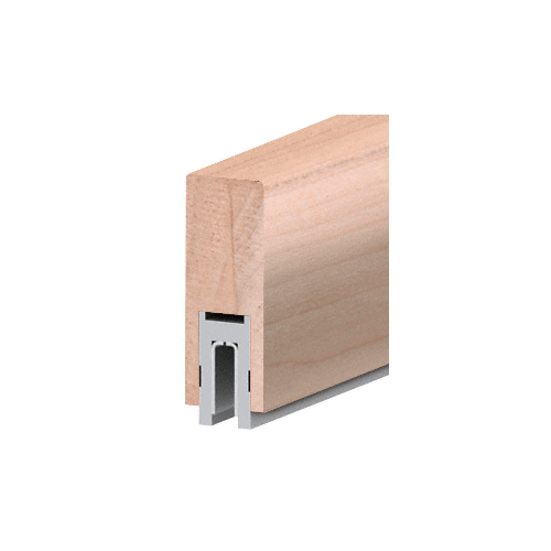 Poplar Finish 632 Series 2-1/2" x 6" (63.5 x 152 mm) Wood Cap Railing 120" (3.05 m) Lengths Wood Cap Railings
