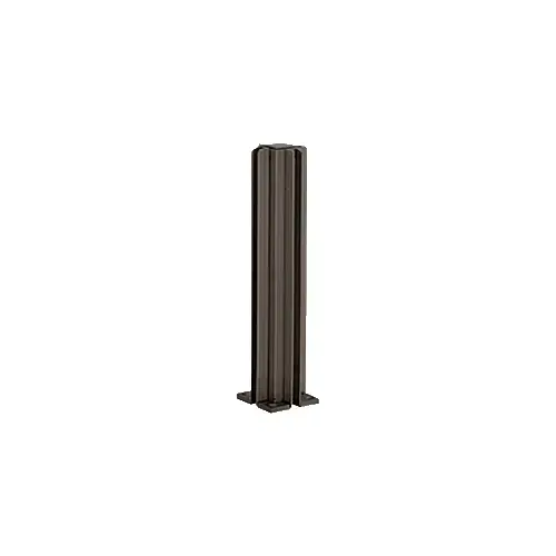 Duranodic Bronze 14" Corner Design Series Partition Post