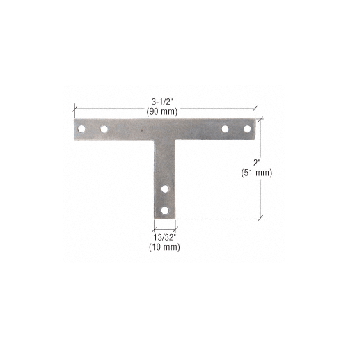 CRL 487C2 487 OfficeFront T-Clips - pack of 2