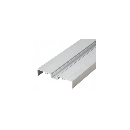 487 Clear Anodized OfficeFront Shallow Pocket Glazing Insert - 24'-2"