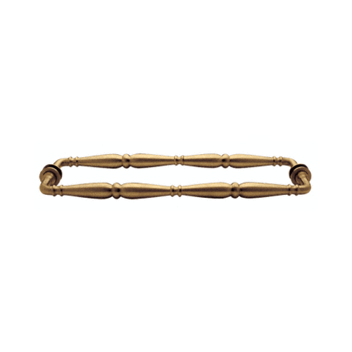 Antique Brass Victorian Style 18" Back-to-Back Towel Bar