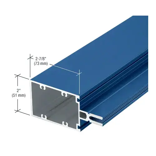 2-7/8" Vertical/Horizontal Mullion for Screw Spline and Multi-Lite Units, Custom Paint - 24'-2" Stock Length