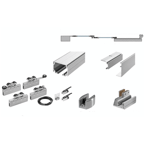 50 Series Two Panel Telescoping Ceiling Mount Kit - Right Stacking Direction