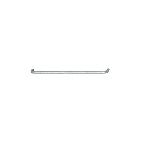 1" Clear Anodized Solid Pull Handle - 33"