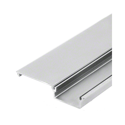 Deep Pocket Vertical Insert for 1" Glazing - 21'-9", Clear Anodized Class 1 264" Stock Length