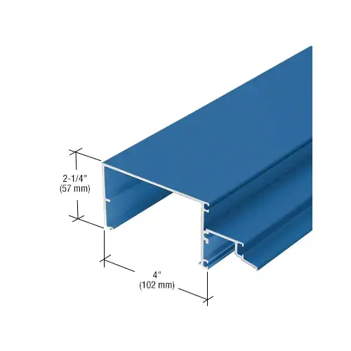 4" Open Back Horizontal for Shear Block Assembly, Custom Paint - 24'-2" Stock Length