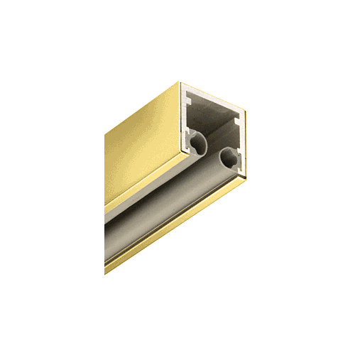 Polished Brass 2" Head Channel for 3/4" Glass - 120"