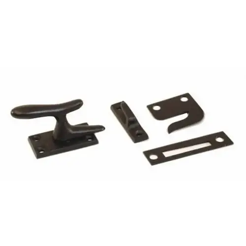 Aluminum Casement Fastener with Multiple Strikes Oil Rubbed Bronze Finish