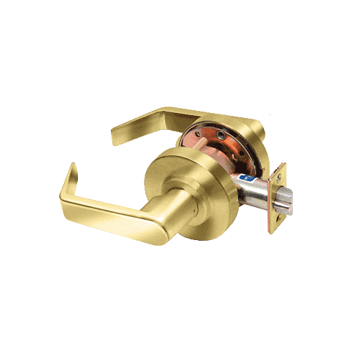 Polished Brass Passage Heavy-Duty Grade 1 Lever Lockset