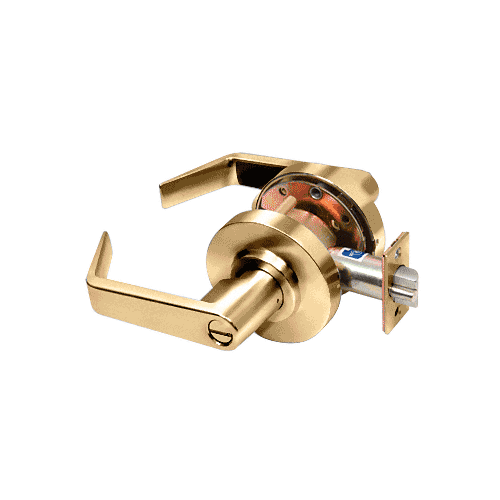 Polished Brass Privacy Heavy-Duty Grade 2 Lever Lockset
