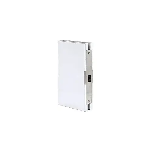 Satin Anodized 6" x 10" Center Lock Glass Keeper