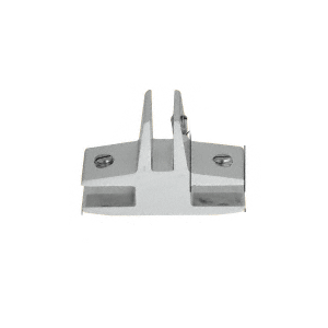Chrome 3-Way 90 Degree 'T' Standard Connector for 3/8" Glass