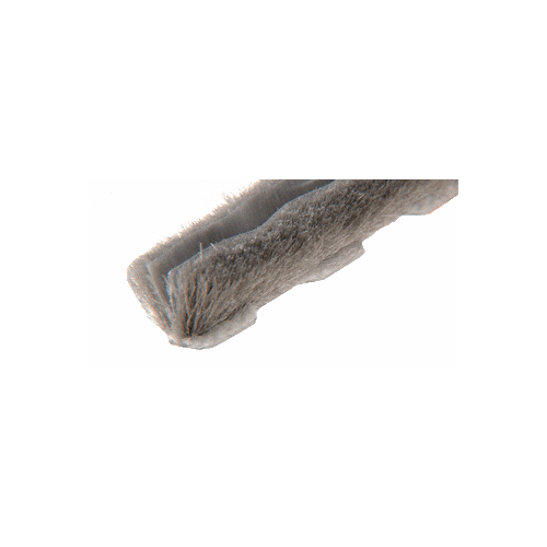 Zipper Pile Weatherstrip .270" Backing - .200" Pile Height - 100' Roll