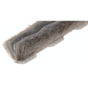Zipper Pile Weatherstrip .270" Backing - .250" Pile Height - 100' Roll