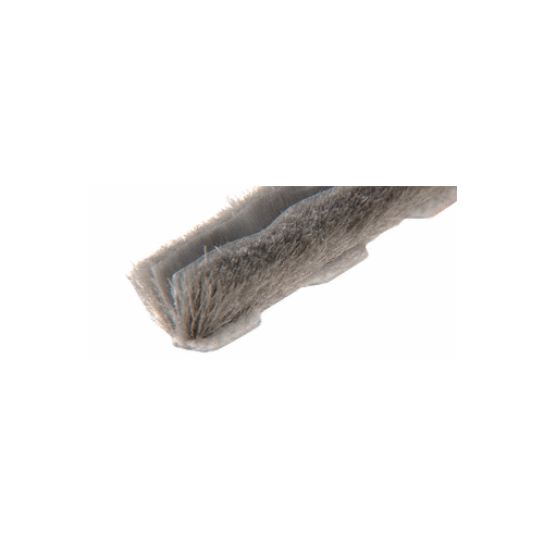 Zipper Pile Weatherstrip .270" Backing - .300" Pile Height - 100' Roll