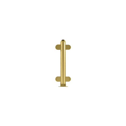 Polished Brass 18" Round PP07 Elegant Series Counter/Partition Center Post with Air Space Polished Brass 18" Round PP07 Elegant Series Counter/Partition Center Post with Air Space