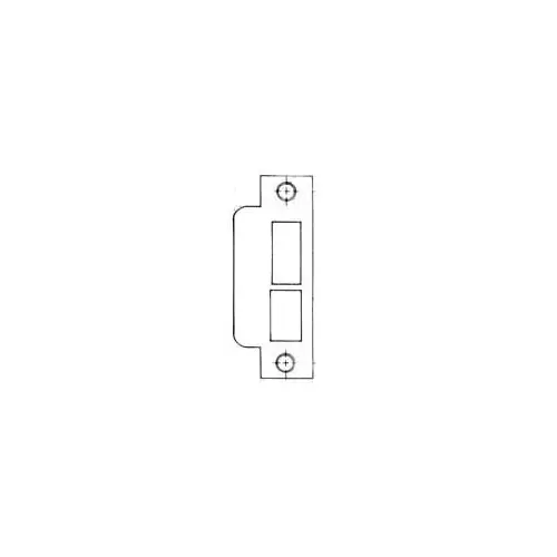 Left Hand 2-1/4" Extended Lip ASA Strike For 2-3/4" Backset Deadbolt Only Oil Rubbed Bronze Finish