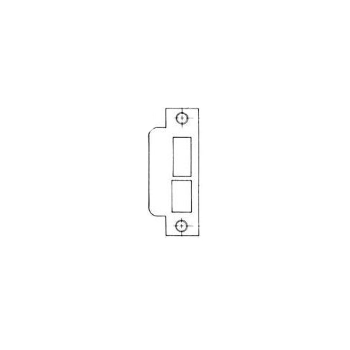 Left Hand 1-5/8" Extended ASA Strike Latch and Deadbolt Lifetime Satin Nickel Finish