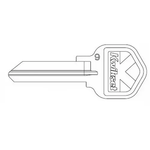 6 PIN KWIKSET KEY BLANK