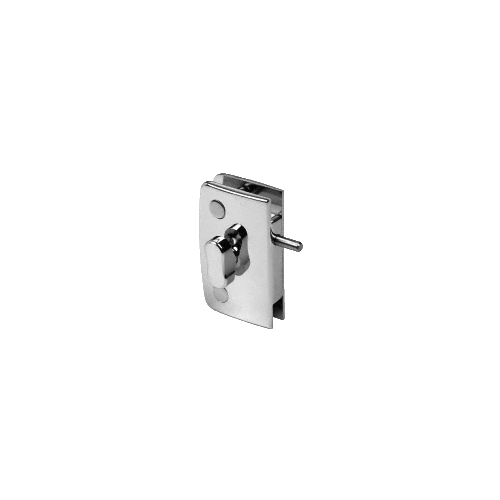 CRL 700CBN Brushed Nickel Glass Swinging Door Lock with Indicator for 5/16" to 1/2" Glass