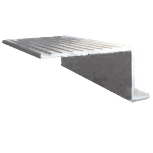Mill Aluminum 74" x 2-3/8" Retractable Screen Door In-Sill adaptor