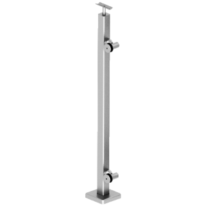 Polished Stainless 42" P1 Series End Post Railing Kit