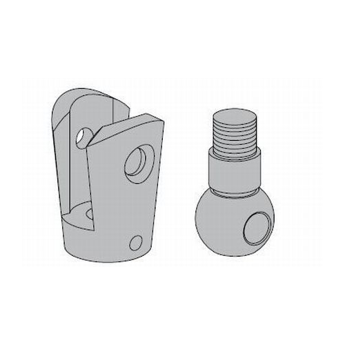 LCN SEM7810514 Ball Pivot and Connection Link Aluminum Finish