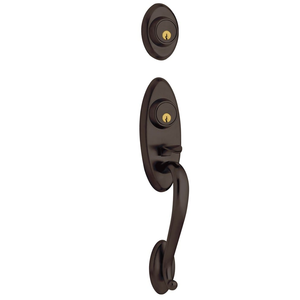 BALD LANDON HANDLE X 5225 KNOB X SGL CYL-#, Venetian Bronze