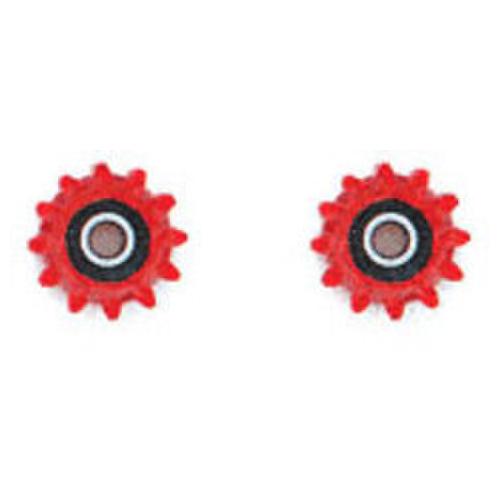 Red Gear Grommets with Bearings for DNS1- - pack of 2