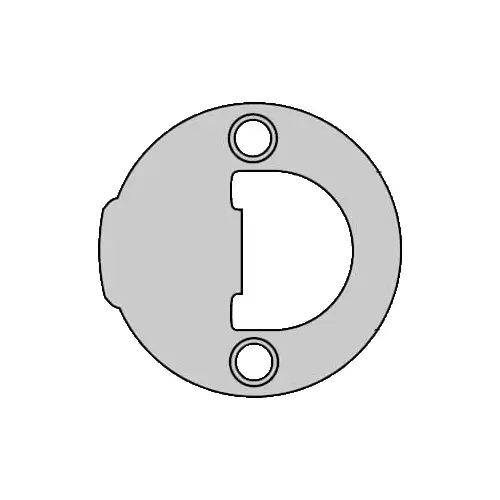 Kwikset 83929-690 Full Round Strike Dark Bronze Finish