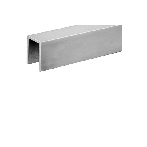 Brushed Stainless Crisp Corner 11 Gauge Cap Railing - 12'