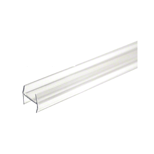 CRL CL0N10 Clear Copolymer Strip for 180 degree Glass-to-Glass Joints - 3/8" Tempered Glass 120" Length