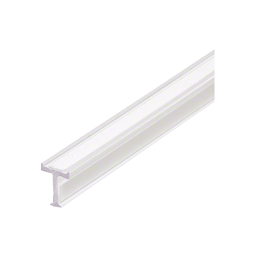 CRL Clear Copolymer Strip for T-Joint Junctions Where 3 Glass Panels Meet - 12.8mm Laminated Glass EZCT128 - pack of 5
