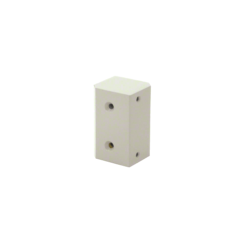 Oyster White Surface Mount Strike Plate Block