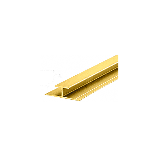 Brite Gold Anodized Aluminum Divider Bar 144" Stock Length