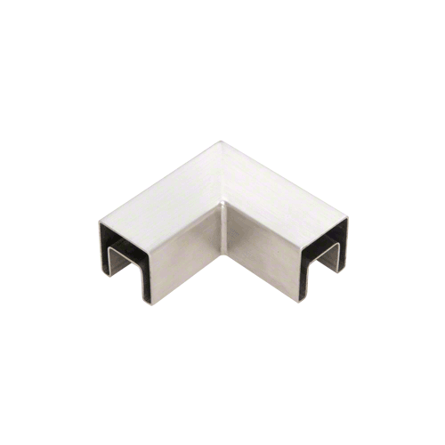316 Brushed Stainless Steel 90 Degree Horizontal Roll Formed Cap Rail Corners