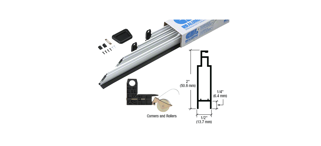 Crl Kdex2036x96 Clear Anodized 36 X 96 Heavy Duty Extruded