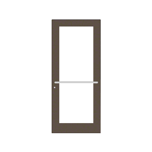 Bronze Black Anodized Custom Single Series 550 Wide Stile Center Pivot Entrance Door for Overhead Concealed Door Closer