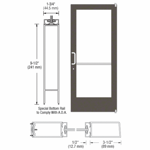 Series 400 Offset Pivot Medium Stile Entrance Doors